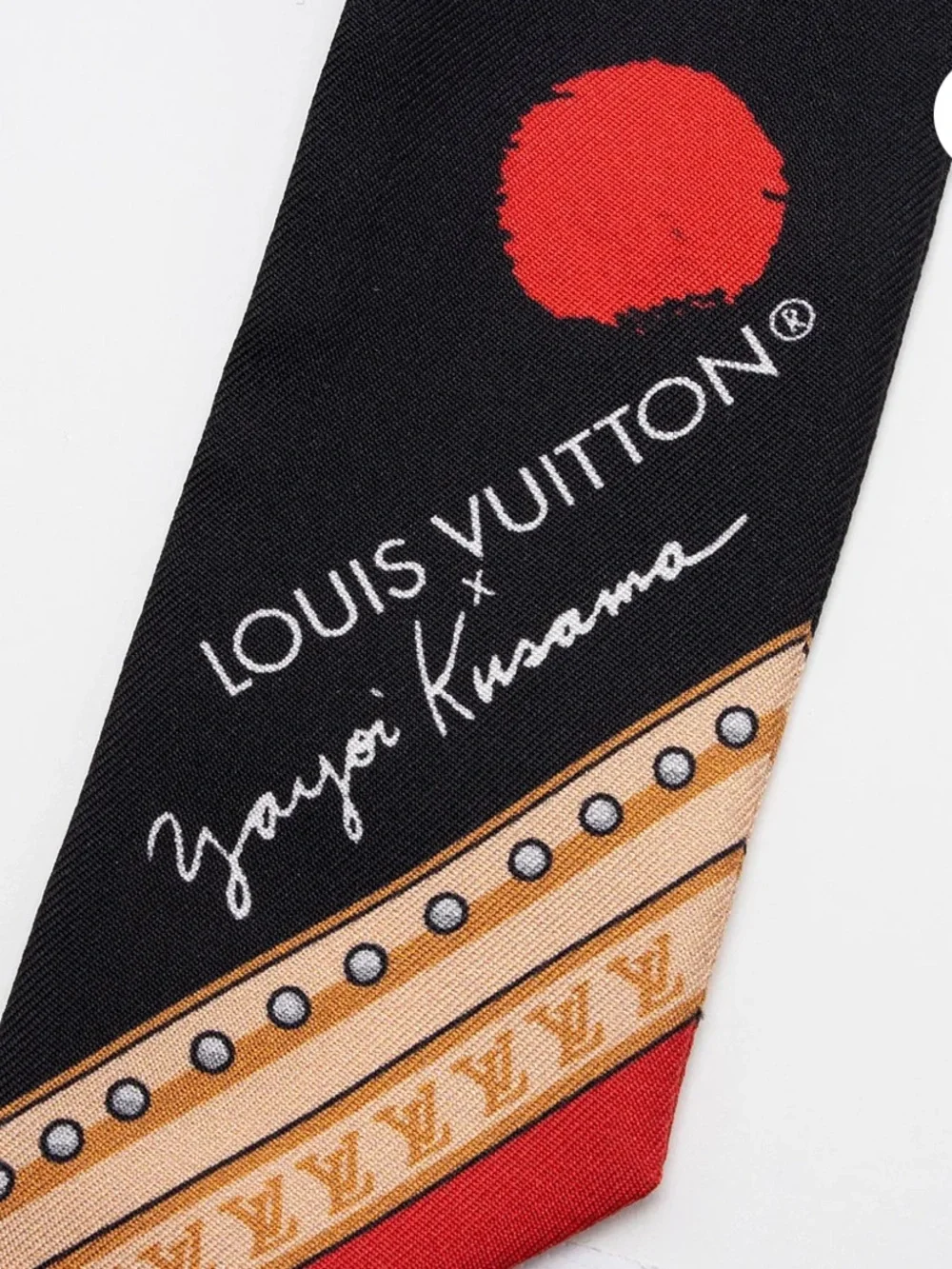Louis. Vuitton. Polka Dot Y. Kusama. Monogram Printed Scarf